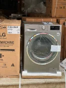 ماشین لباسشویی ال جی 9 کیلویی R6 سیلور مدل F4R6VYGCP