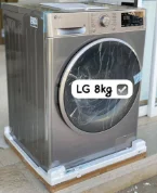 ماشین لباسشویی ال جی J6 نقره ای 8 کیلو F4J6TNP8S