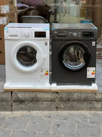 ماشین لباسشویی 8KG ال جی 2025 دودی مدل F2Y1TYP6JP