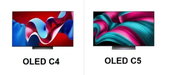 تفاوت تلویزیون C4 ال جی با C5 ال جی در چیست؟