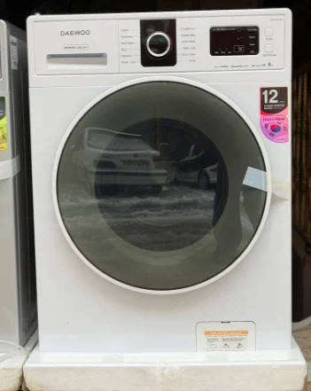 ماشین لباسشویی 8 کیلویی دوو سفید مدل DWD-GFD14TDW