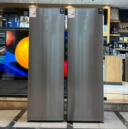 یخچال فریزر دوقلو هایسنس 40 فوت سیلور مدل RL484N4ASU و FV356N4ASU