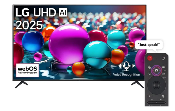 تلویزیون 50 اینچ ال جی 2025 اسمارت 4k مدل 50UA8500
