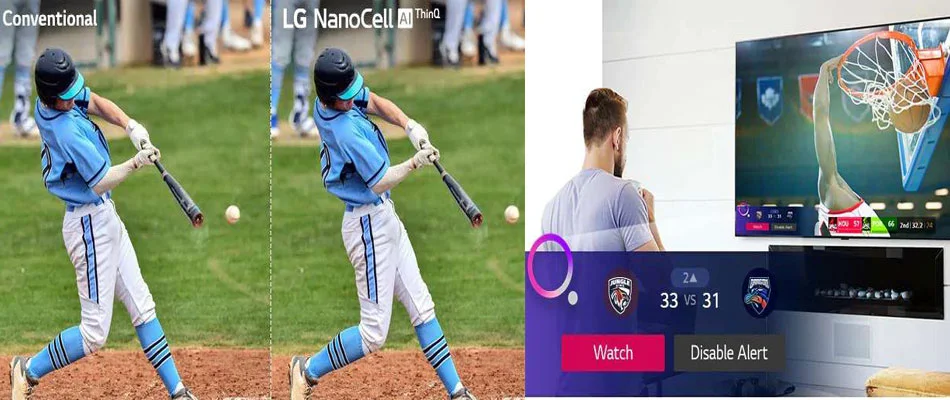 مسابقات ورزشی با تلویزیون NANO90 الجی
